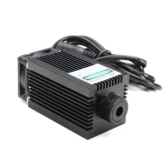 405nm 300mw~500mw blue-violet laser diode module DC 12V with cooling fan support continue work
